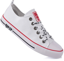 BIG STAR KK174048 MĘSKIE KLASYCZNE BIAŁE TRAMPKI