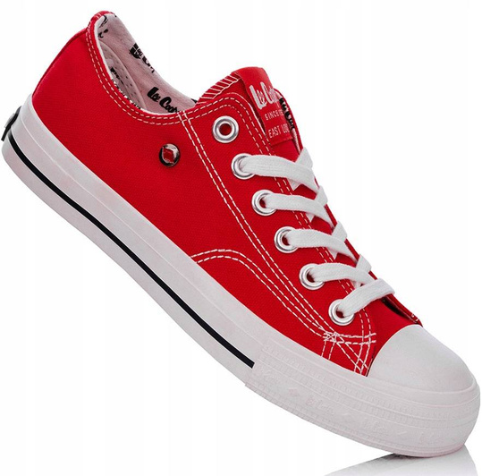 LEE COOPER LCW-21-31-0093L damskie trampki niskie czerwone