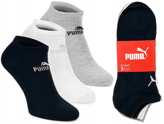 STOPKI PUMA SKARPETKI BAWEŁNA 3 PARY 3PAK 39/42